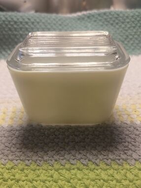 Pyrex Yellow Butter Dish